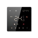 Thermostat plancher chauffant - ulisem - wifi - cran led - commande vocale - noir