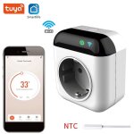 Thermostat wifi intelligent programmable prise de courant mini contrôleur de température 15a prise enfichable ... Thermostat wifi intelligent programmable prise de courant mini contrôleur de température 15a prise enfichable ...