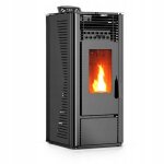 Po�le � granul�s thunder� karmen - black 10kw en acier ind�pendant thermostat wi - fi po�le - chemin�e ...
