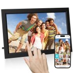 Tibuta wifi cadre photo numrique 15. 6inch, mmoire de 32 go, cran tactile hd, cadeau pour la famille ...