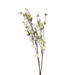 Tige fleur de cerisier artificielle h110cm - atmosphera createur dinterieur - blanc
