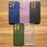 Tikawi lot 5 coques pour iphone 15 pro max (6. 7) [transparent - noir - bleu - vert - violet] [fine 0. ...