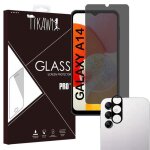 Tikawi x2 verre tremp� anti espion samsung a14 (6. 6) [1 ecran + 1 cam�ra] r�sistance 9h protection avant ...