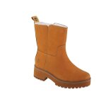 Timberland carnaby cool wr pull - on - bottes femme jaune en nubuck hiver rebotl