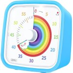 Timer enfant compte à rebours de 60 minutes minuteur pour enfants et adultes(bleu arc - en - ciel) Timer enfant compte à rebours de 60 minutes minuteur pour enfants et adultes(bleu arc - en - ciel)