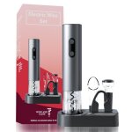 Tire bouchon lectrique 6 en 1 rechargeable - coffret ouvre bouteille usb - cadeau nol original