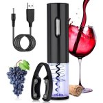 Tire bouchon Électrique ouvre bouteille rechargeable ouvre bouteille automatique de vin tire bouchonnoir ... Tire bouchon Électrique ouvre bouteille rechargeable ouvre bouteille automatique de vin tire bouchonnoir ...