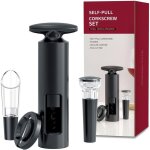 Tire bouchon vin 4 en 1 ouvre bouteille professionnel avec coupe - capsule verseur � vin bouchons � vide ...