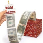 Tirelire pour argent - ulisem - carton robuste - design anniversaire - bote surprise