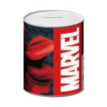 Tirelire - avengers - taille m - multicolore - m�tal - cylindrique