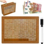 Tirelire en bois numrique tirelire rutilisable avec stylo effaable tirelire avec compteur pour enfants ...