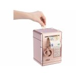 Tirelire �lectronique design coffre fort - coloris rose