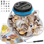 Tirelire electronique tirelire num�rique avec �cran lcd automatique comptant money box 18l pour enfants ...