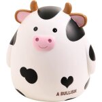 Tirelire en forme de vache grande capacit� en plastique avec ouverture incassable cadeau pour gar�ons ...