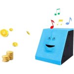 Tirelire musicale fantaisie en forme de cochon id�ale pour les enfants (pierres bleues)
