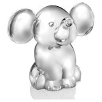 Tirelire - zilverstad - el�phant - argent� - 110x136x42mm - cadeau enfant