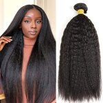 Tissage cheveux naturel bresilien 12a cheveux kinky straight 16 pouces
