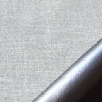 Tissu occultant et isolant thermique mtallis blanc 140 cm