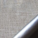 Tissu occultant et isolant thermique mtallis lin 140 cm