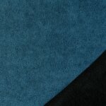 Tissu thermique phonique et semi occultant konfor bleu paon 145 cm