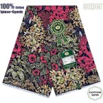 Tissu - super wax - hollandais african wax fabric - 6 yards - haute qualit� pour robe de mariage et blazer ...