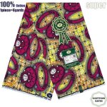 Tissu - super wax - hollandais african wax fabric - 6 yards - haute qualit� pour robe de mariage et blazer ...
