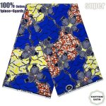 Tissu - super wax - hollandais african wax fabric - 6 yards - haute qualit� pour robe de mariage et blazer ...