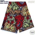 Tissu - super wax - hollandais african wax fabric - 6 yards - haute qualit� pour robe de mariage et blazer ...