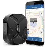 5pcs gps tracker 5 mois en veille en temps rel gps / gsm / lbs traceur est quip dune batterie au lithium ...