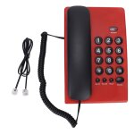Tlphone fixe multifonction sans batterie kxt504 avec double combin magntique pour bureau et htel rouge ...