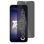Tm - concept� verre tremp� int�gral privacy pour samsung galaxy s23 plus - noir - vitre protection teint�e ...