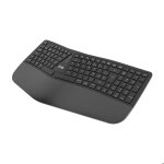 Clavier ergonomique - tnb - ergo - sans fil rechargeable - bluetooth et 24ghz - repose - poignet int�gr� ...