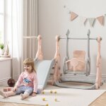 Toboggan enfant intrieur scurit en71 - aire de jeux 4 en 1 modulable 3 hauteurs - pour appartement ...
