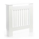 Toboli cache - radiateur ? blanc ? 78 x 19 x 82 cm ? en mdf ? couverture prot�ge - chauffage d�corative ...