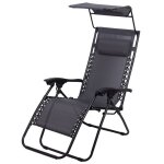 Todeco chaise longue transat jardin plein air transat de plage pliable avec pare soleil bain de soleil ...