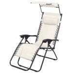 Todeco chaise longue transat jardin plein air transat de plage pliable avec pare soleil bain de soleil ...