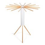 Todeco etendoir linge interieur avec 10 pinces � linge s�choir � rayons en �ventail en bois pour le linge ...