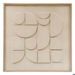 Toile 3d catalina blanc 60x60cm - atmosphera cr�ateur dint�rieur