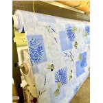 Nappes toile cirée - promo linge - pvc - 140 x 100 cm - bleu Nappes toile cirée - promo linge - pvc - 140 x 100 cm - bleu