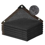 Toile dombre 90% anti - uv 2x5m - filet r�sistant pour jardin terrasse pergola avec ?illets