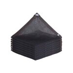 Toile dombrage pour plantes de jardin - 2 x 2m - noir - protection solaire - b�che en maille avec ?illets ...