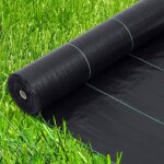 Toile de paillage 1. 8x 90 m bache noire agricole barriere anti racine tissu perméable à leau contre ... Toile de paillage 1. 8x 90 m bache noire agricole barriere anti racine tissu perméable à leau contre ...