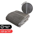 Toile de paillage anti mauvaises herbes / longueur 5m / largeur 138m / coloris marron / 130gr / m2