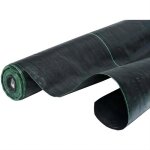 Toile de paillage geotextile noir - 2m x 25m - barriere anti racine - anti mauvaises herbes jardin