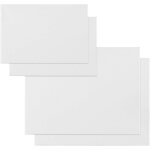 Toile peinture vierge pour peinture  lhuile ou acrylique - lot 4 canvas toile a peindre blanche en coton ...