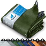 Toile de protection 240 g / m� vert 4 x 6 m