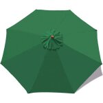 Toile de rechange pour parasol - annefly - 3m - vert encre - Étanche et anti - uv Toile de rechange pour parasol - annefly - 3m - vert encre - Étanche et anti - uv