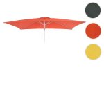 Toile de rechange pour parasol - marque - n23 - rectangulaire 2x3m - tissu rsistant - rouge