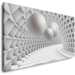 Toile tableau - boules flottantes - (pp2086) - canvas - lin - photo - art beaux - tunnel abstrait avion ...