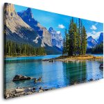 Toile tableau - montagne mer - (pp384) - canvas - lin - photo - art beaux - arbres for�t plage paysage ...
